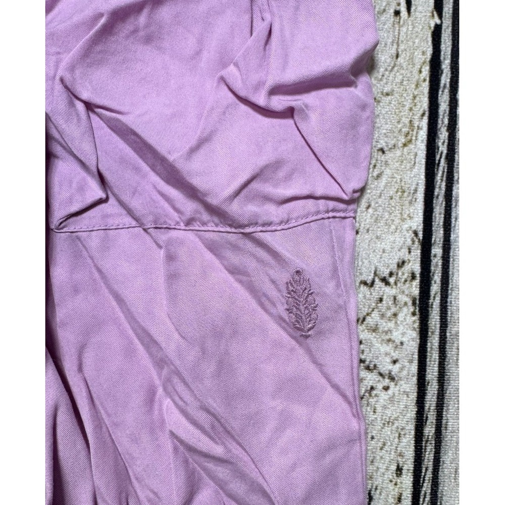 Free People Movement Vapor Oversized Harem Cargo Jogger Pant Size XS Lilac Pink - Picture 5 of 9
